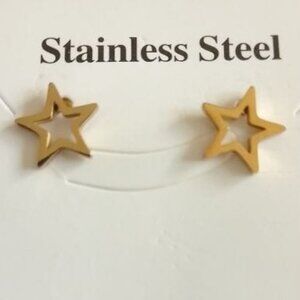 Star -small- Earrings ,Star Stud Earrings
